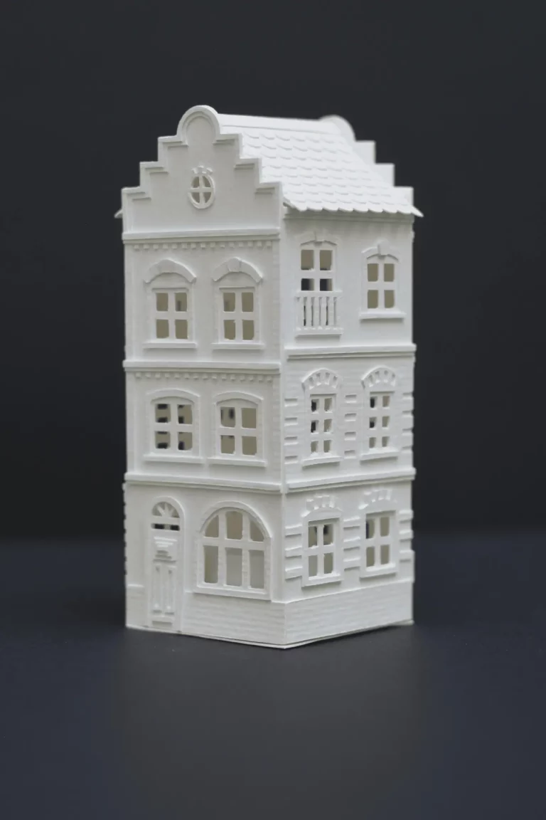 Héliade - Photophore d'une maison en papier