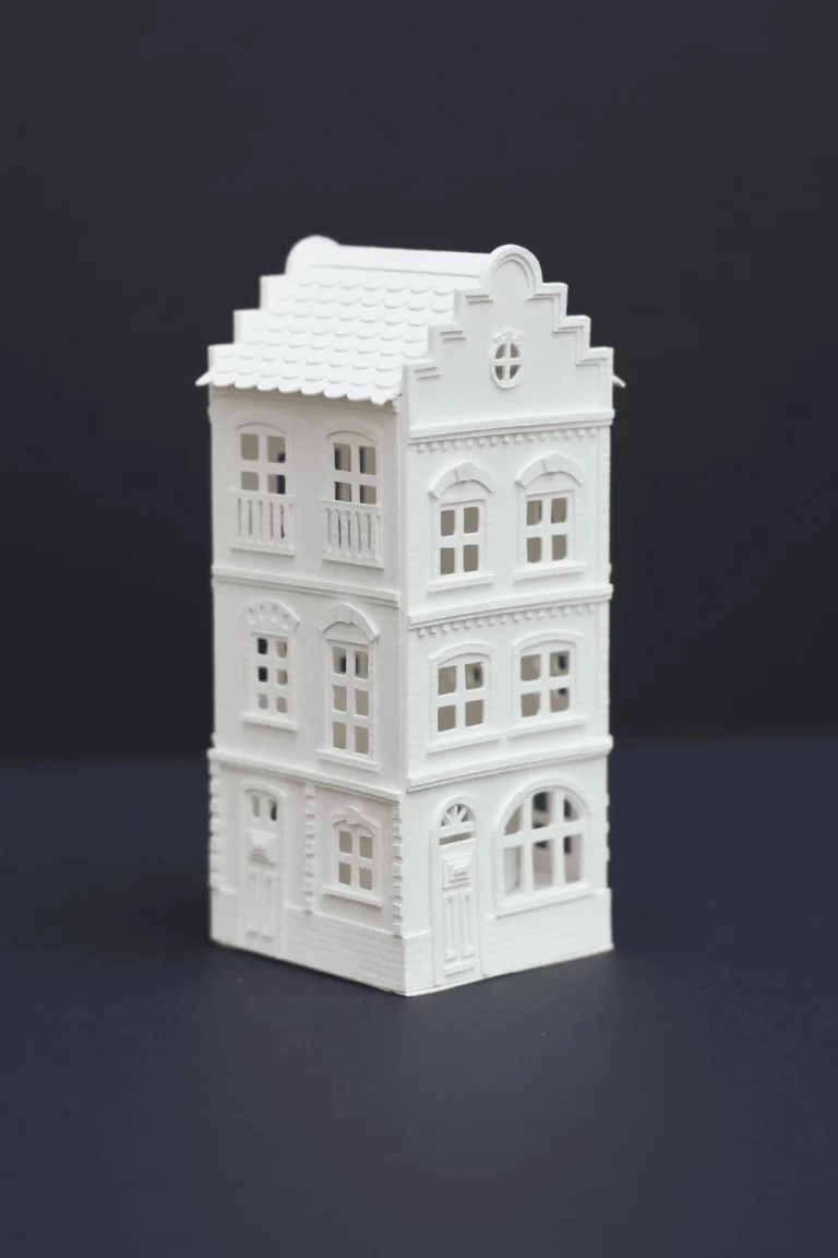 Héliade - Photophore d'une maison en papier